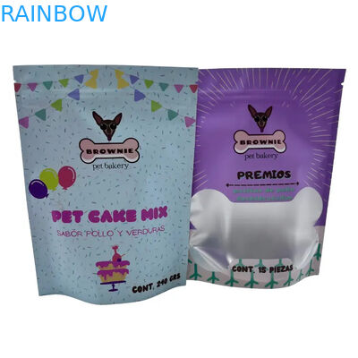 کیسه غذا برای غذای حیوانات خانگی با زیپ بایستید زیپ بسته بندی مواد غذایی