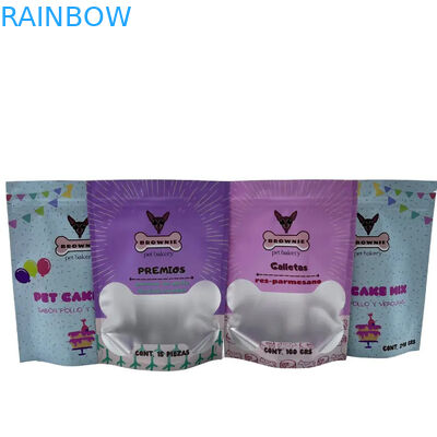 کیسه غذای حیوانات خانگی با زیپ در رنگ های CMYK برای نگهداری طولانی مدت غذای حیوانات خانگی