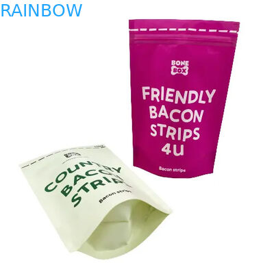 کیسه خوراک حیوانات با شکاف اشک برای کیسه های بسته بندی غذاهای سگ