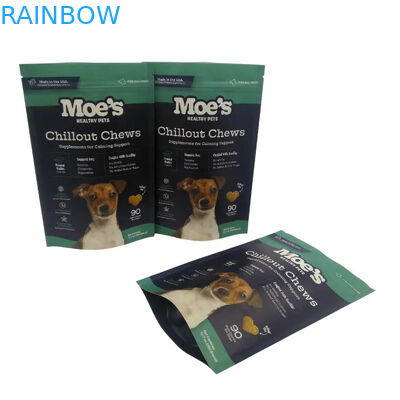 کیسه خوراک حیوانات با شکاف اشک برای کیسه های بسته بندی غذاهای سگ