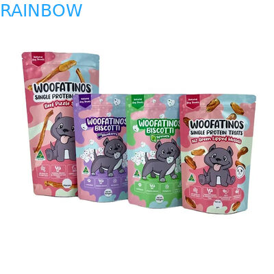 کیسه خوراک حیوانات با شکاف اشک برای کیسه های بسته بندی غذاهای سگ