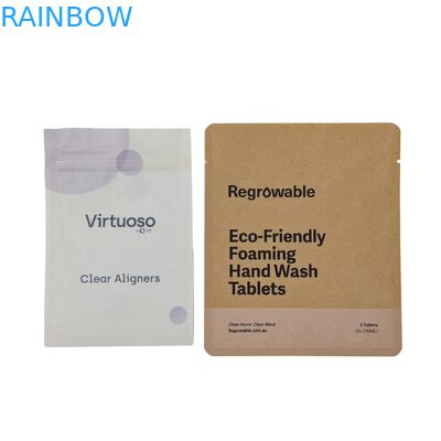 بسته بندی پلاستیکی قابل مصرف سفارشی کیسه های زیست فرسایش پذیر ورق آلومینیوم زیپ قفل Doypack برای چای قهوه میان وعده