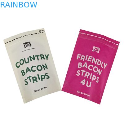 عمده فروش سفارشی چاپی بیوتراژدار با کیفیت بالا کاغذ کرافت بازیافتی Doypack کیف پلاستیکی Ziplock درجه غذایی