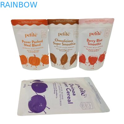 کیسه های بایودگرادابال ایستاده با سیپلاک لوگو سفارشی چاپ شده Doypack برای بسته بندی قهوه چای کیسه های غذایی