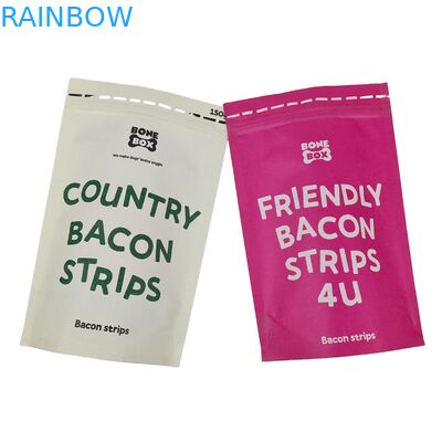 کیسه های کاغذی با قفل زیپ کیسه های بسته بندی قابل مصرف