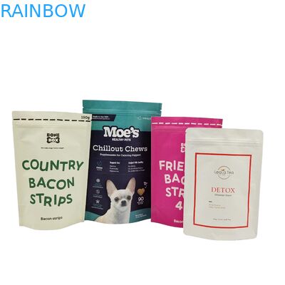 عمده فروشی کیف کاغذی کرافت قابل باز کردن طراحی سفارشی 100٪ کیف های بایودگرادابال ایستاده با کیف های قفل زیپ