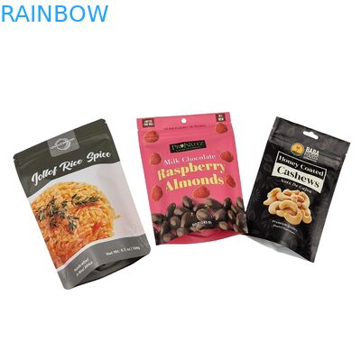 250 گرام 500 گرام کادوی کلوپ پوشک آلومینیومی زپلاک بسته بندی پلاستیکی کیسه زپ برای میان وعده