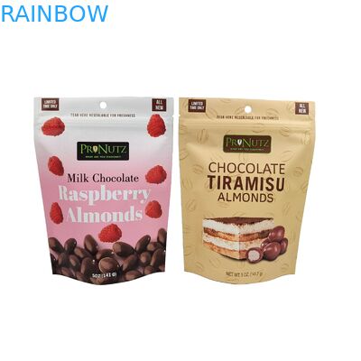 سفارشی بایستید بالا زیپ جوجه های کدو کیسه غذایی شکلات ورق آلومینیوم زیپ قفل بسته بندی کیسه