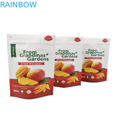 کم MOQ کیسه کاغذی Kraft سفارشی برای میوه های انگو خشک شده کیسه های Mylar بازیافت شده قابل بازپرداخت