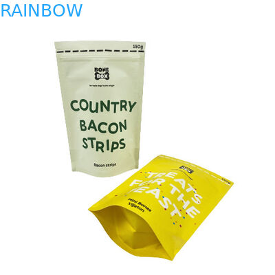 کیسه بسته بندی دانه های قهوه قابل تجزیه بیولوژیکی کیسه کاغذ کرافت قابل بازیافت کیسه قهوه ایستاده