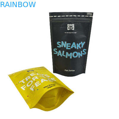 کیسه بسته بندی دانه های قهوه قابل تجزیه بیولوژیکی کیسه کاغذ کرافت قابل بازیافت کیسه قهوه ایستاده