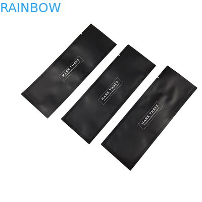 چاپی سفارشی MOQ کوچک کیسه مسطح لوازم آرایشی بسته های نمونه بسته های پنبه ضد بوی