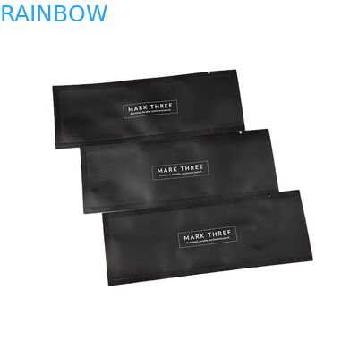 چاپی سفارشی MOQ کوچک کیسه مسطح لوازم آرایشی بسته های نمونه بسته های پنبه ضد بوی