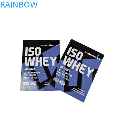 بسته بندی 3 طرفه مهر و موم ورق کیسه نگه دارید 10g مکمل خود را بسته های نمونه قدرت