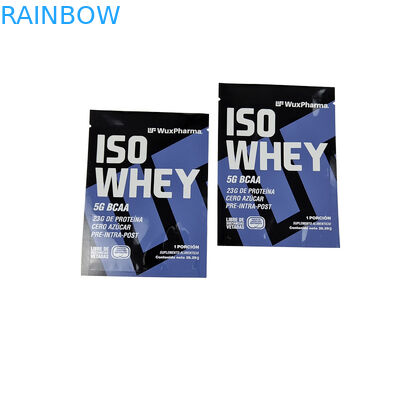 بسته بندی 3 طرفه مهر و موم ورق کیسه نگه دارید 10g مکمل خود را بسته های نمونه قدرت