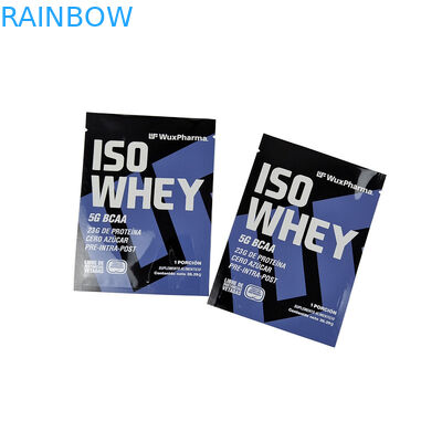 بسته بندی 3 طرفه مهر و موم ورق کیسه نگه دارید 10g مکمل خود را بسته های نمونه قدرت