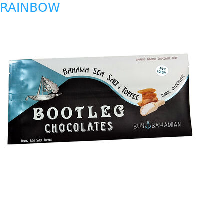 چاپ شده سفارشی مهر و موم گرما پشت ساید مهر و موم کیسه ورق پشت مهر و موم گره وسط آسان اشک بسته بالش هولوگرافیک