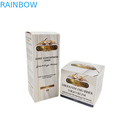 بسته بندی کاغذی کارتونی کرم صورت جعبه هدیه جعبه مراقبت از پوست لوازم آرایشی جعبه کاغذی با لوگو خود