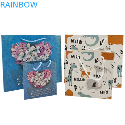 بسته بندی سفارشی کیف کاغذی کرافت با کیفیت بالا کیف خرید قابل تجزیه