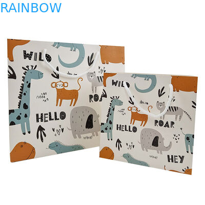 بسته بندی سفارشی کیف کاغذی کرافت با کیفیت بالا کیف خرید قابل تجزیه