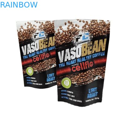 چاپ سفارشی MOQ کوچک بسته های نمونه قهوه ایستاده بسته های پنبه ضد بوی