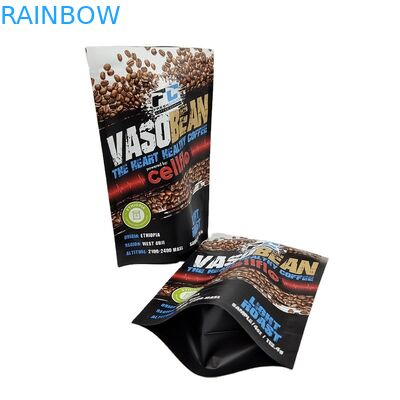 چاپ سفارشی MOQ کوچک بسته های نمونه قهوه ایستاده بسته های پنبه ضد بوی