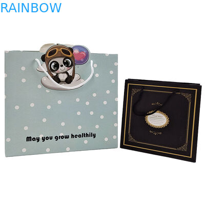 کاغذ طناب رشته Kraft کاغذ کیسه دستگیره طناب کیسه پذیرفتن سفارشی رنگ بسته بندی کاغذ پیچیده