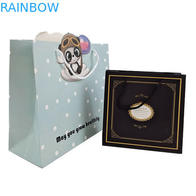 کاغذ طناب رشته Kraft کاغذ کیسه دستگیره طناب کیسه پذیرفتن سفارشی رنگ بسته بندی کاغذ پیچیده