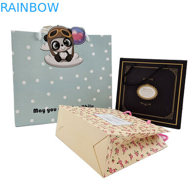 کاغذ طناب رشته Kraft کاغذ کیسه دستگیره طناب کیسه پذیرفتن سفارشی رنگ بسته بندی کاغذ پیچیده