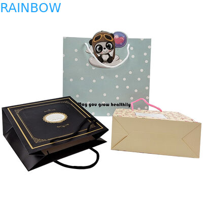 کاغذ طناب رشته Kraft کاغذ کیسه دستگیره طناب کیسه پذیرفتن سفارشی رنگ بسته بندی کاغذ پیچیده