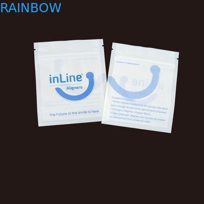 کیسه های بسته بندی کوچک زپ لاک قابل استفاده مجدد برای پاک کننده های نامرئی شفاف کیسه پاک کننده ارتودنسی