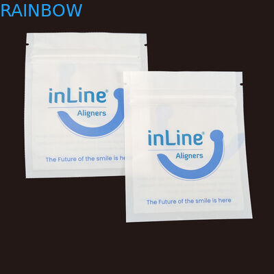 کیسه های بسته بندی کوچک زپ لاک قابل استفاده مجدد برای پاک کننده های نامرئی شفاف کیسه پاک کننده ارتودنسی