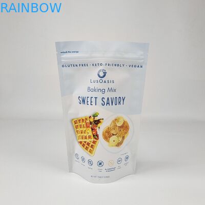 بسته های پلاستیکی با قفل زیپ برای قهوه و چای شیرینی های شکلاتی بسته بندی مواد غذایی