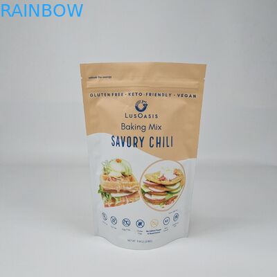 چاپ سفارشی کیسه بسته بندی پلاستیکی بسته بندی گرمایی برای بادام زمینی شیرینی شکلات چای قهوه بسته بندی ایستاده