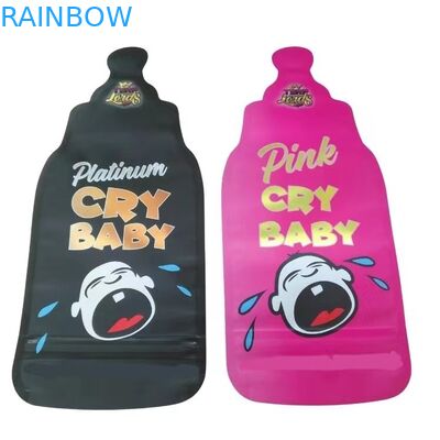 چاپ سفارشی 3.5g کیسه های مایلار کندهای غیرمنتظره با زیپلاک دایره ای مایلار نرم لمس پلاستیکی کیسه های شیرینی مواد غذایی