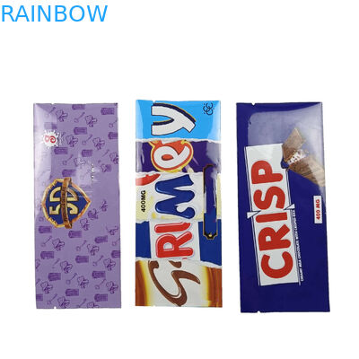 پاکت پودر پروتئین قند قهوه خالی پشت طرف بسته بندی بسته بندی شده