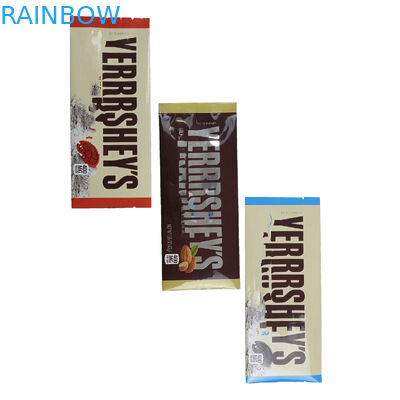 پاکت پودر پروتئین قند قهوه خالی پشت طرف بسته بندی بسته بندی شده