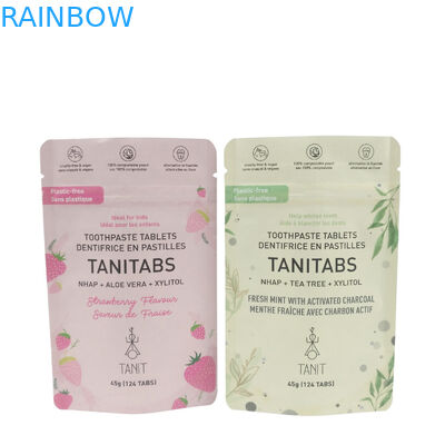 بسته بندی مواد غذایی 100٪ کمپوست قابل تجزیه بیولوژیکی کیسه های کاغذی Kraft