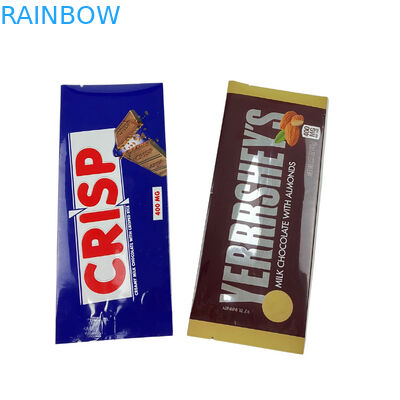 چاپی سفارشی درجه غذایی پشت طرف بسته بندی شده کیسه ناشتا نوار انرژی بسته بندی بسته بندی شکلات قارچ