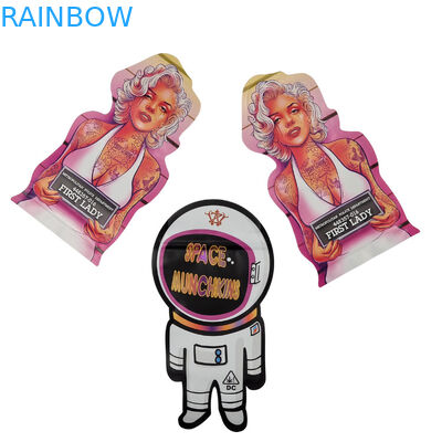 چاپ سفارشی شکل مینی کیسه مایلار 1g 3.5g 7g 14g 28g قارچ مقاوم در برابر بوی کودکان ضد لمس نرم Cali Pack کیسه مایلار