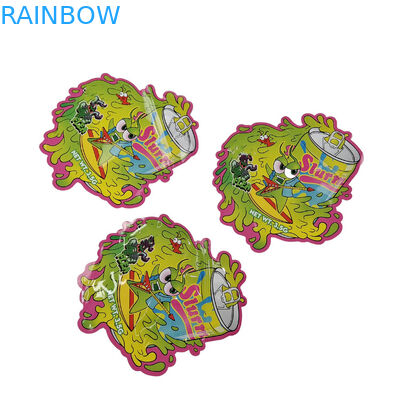 طراحی بسته بندی چاپی سفارشی کیسه های ضد بوی قابل بسته بندی مجدد ذخیره سازی مواد غذایی 3.5g کیسه های میان وعده بسته بندی پلاستیکی کیسه های مایلار