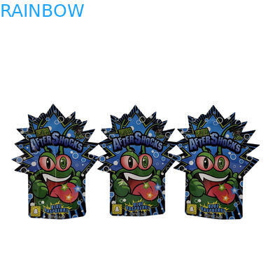 طراحی بسته بندی چاپی سفارشی کیسه های ضد بوی قابل بسته بندی مجدد ذخیره سازی مواد غذایی 3.5g کیسه های میان وعده بسته بندی پلاستیکی کیسه های مایلار