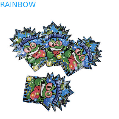 طراحی بسته بندی چاپی سفارشی کیسه های ضد بوی قابل بسته بندی مجدد ذخیره سازی مواد غذایی 3.5g کیسه های میان وعده بسته بندی پلاستیکی کیسه های مایلار