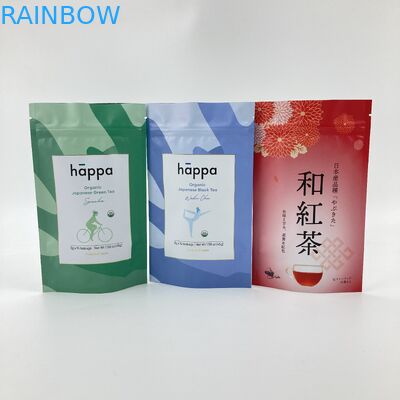 کیسه های کاغذی کرافت کیسه های چای بسته بندی برای کیسه های ایستاده قابل بسته بندی مجدد