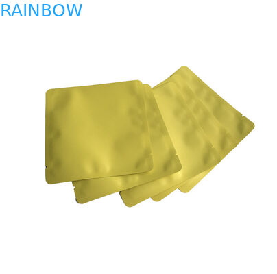 لوگو سفارشی درجه غذایی پاک جلو زیپ 3 جانبی مهر و موم کیسه برای ماسک صورت