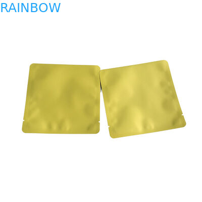 لوگو سفارشی درجه غذایی پاک جلو زیپ 3 جانبی مهر و موم کیسه برای ماسک صورت