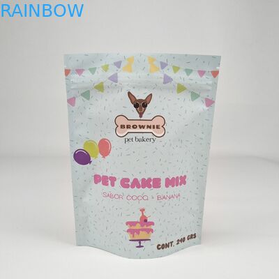 چاپ سفارشی با کیفیت بالا ضد آب ضد نور ضد آب فلز آلومینیوم بسته بندی مواد غذایی زیپ پاکت ایستاده