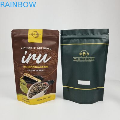 مچ متاليك فولک آلومينيومي فولک آلومينيومي فولک دوپاك ايستاده زپ پاکت پلاستيکي نانک