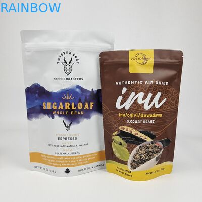 چاپ دیجیتال کاغذ آلومینیوم سفارشی قابل باز کردن ایستادن ضد بوی زیپ مایلار بسته بندی کیسه های کیف برای ذخیره مواد غذایی