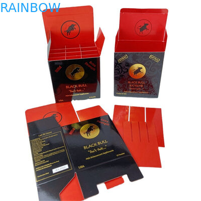 لوگو چاپ شده سفارشی لوکس ویتامکس عسل فوق العاده مواد غذایی بسته بندی کاغذ جعبه و کیسه برای عسل مایع بسته خالی